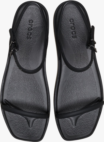 Crocs Miami Platform Y Strap Sandal - סנדלי פלטפורמה קרוקס לנשים בצבע שחור