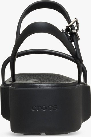 Crocs Miami Platform Y Strap Sandal - סנדלי פלטפורמה קרוקס לנשים בצבע שחור