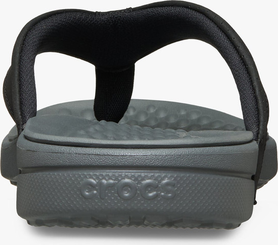 Crocs Yukon Surf LR Flip - כפכפי אצבע קרוקס לגברים בצבע אפור סלייט/שחור