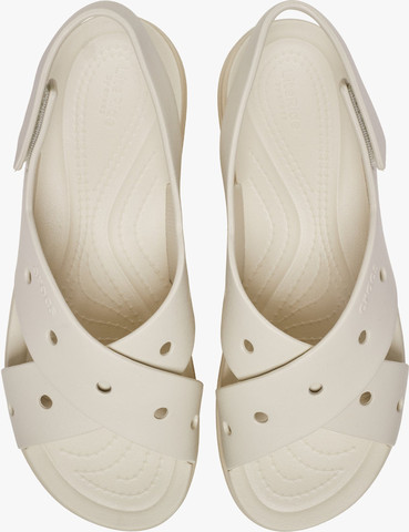 Crocs Brooklyn 4U Cross Strap Sandal - סנדלי פלטפורמה קרוקס ברוקלין לנשים בצבע פרפה