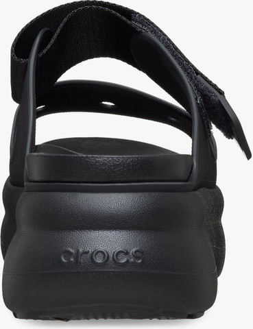 Crocs Soho Two Strap Sandal - סנדלי קרוקס סוהו רצועות כפולות לנשים בצבע שחור