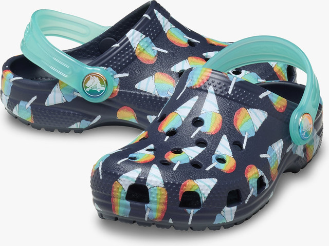Classic Snow Cone Clog K - כפכפי קלוג קרוקס לילדים בצבע נייבי