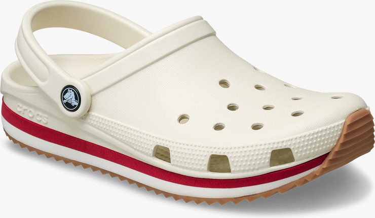Crocs Crocband Runner - כפכפי קלוג קרוקס קרוקבנד ראנר בצבע לבן פסגה