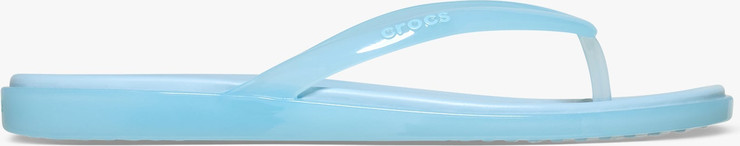Crocs Miami Round Toe Jelly - כפכפי אצבע מיאמי קרוקס לנשים בצבע כחול שמיים ג'לי