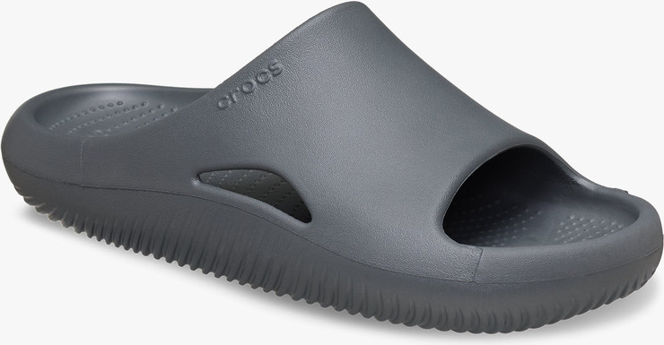 Crocs Mellow Slide - כפכפי קרוקס סלייד מילו בצבע אפור קרבון