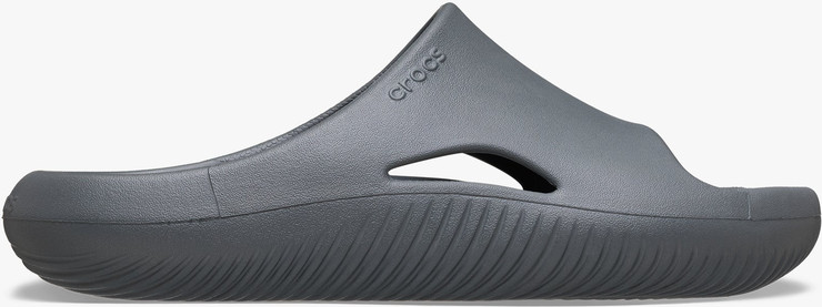Crocs Mellow Slide - כפכפי קרוקס סלייד מילו בצבע אפור קרבון