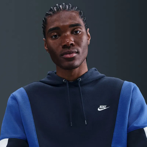 Nike M NK CLUB FLEECE HDED TRACK GX HV1165-451 ביגוד חליפות