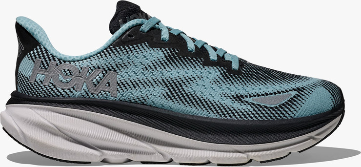 HOKA CLIFTON 9 GTX - נעלי ספורט קליפטון 9 גורטקס לגברים שחור/כחול גשם
