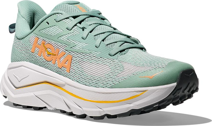 נעלי ריצת שטח צאלנגר 8 רחבות לנשים Hoka CHALLENGER 8 WIDE (D) 1168719/JDC JADE/COSMIC GREY