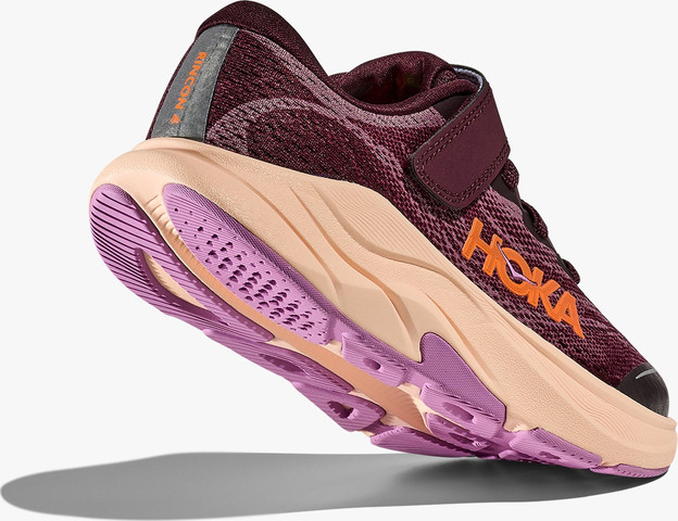 HOKA RINCON 4 LITTLE KIDS - נעלי ספורט לילדים הוקה רינקון 4 בצבע דובדבן כהה/סגלגל