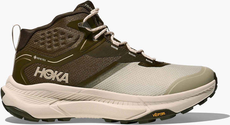 נעלי ריצת שטח הוקה טרנספורט נגד מים לגברים Hoka TRANSPORT HIKE GTX 1172912/SRCG SPRUCE GREEN/OYSTE