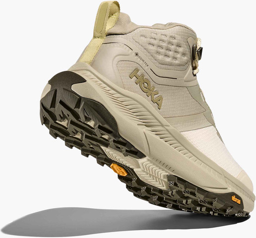 HOKA TRANSPORT HIKE GTX - נעלי טיולים נשים הוקה טרנספורט בצבע משרום/צהוב וינטג'