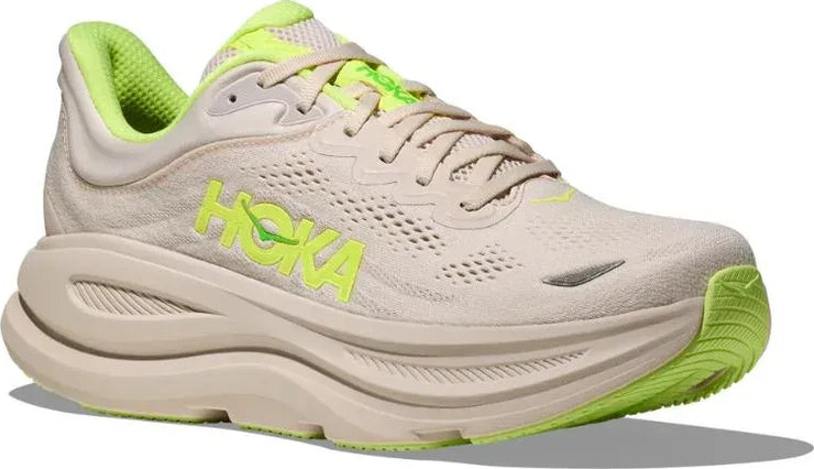 נעלי ריצה הוקה בונדי 9 לגברים Hoka BONDI 9 1162011/GYZ GROUT/NEON