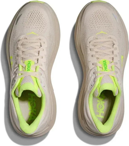 נעלי ריצה הוקה בונדי 9 לגברים Hoka BONDI 9 1162011/GYZ GROUT/NEON