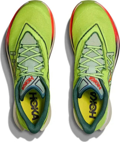 נעלי ריצה תחרותיות סיאלו לגברים Hoka 1171927/NYZ U CIELO X1 3.0 NEON YUZU/THYME