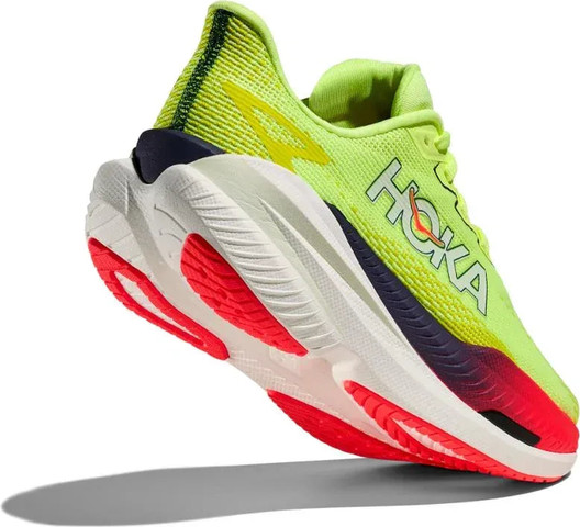 נעלי ריצה הוקה מאך איקס 3 רחבות לגברים Hoka 1168871/NZS MACH X 3 WIDE (2E) NEON
