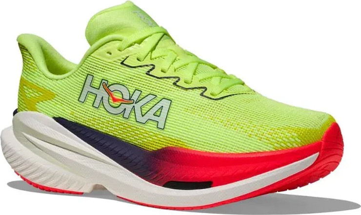 נעלי ריצה הוקה מאך איקס 3 רחבות לגברים Hoka 1168871/NZS MACH X 3 WIDE (2E) NEON