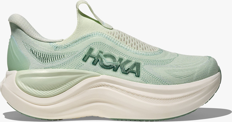 HOKA Skyward Laceless - נעלי התאוששות הוקה סקייווארד לייסלס לנשים בצבע זכוכית ים/מרווה