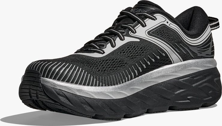 קולקציית הרטרו של הוקה Hoka 1110518/BKSTR BONDI 7 BLACK/STARDUST