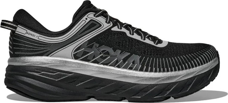 קולקציית הרטרו של הוקה Hoka 1110518/BKSTR BONDI 7 BLACK/STARDUST
