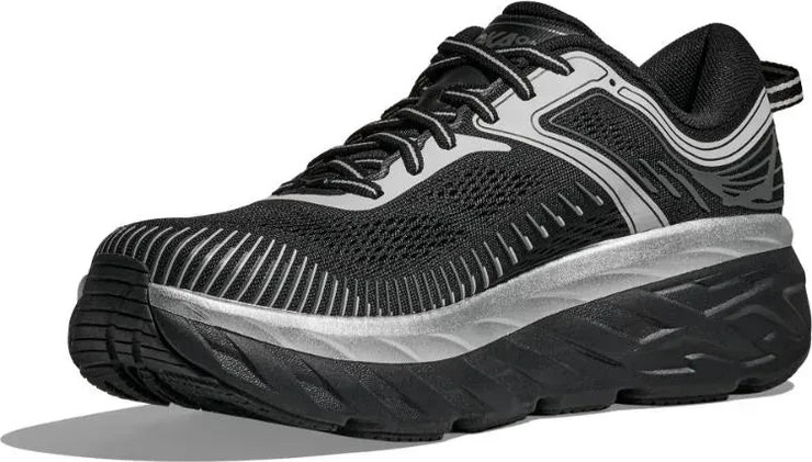 קולקציית הרטרו של הוקה Hoka 1110518/BKSTR BONDI 7 BLACK/STARDUST