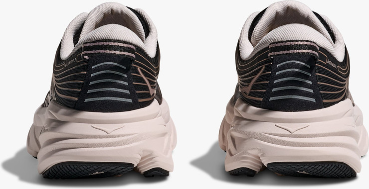 קולקציית הרטרו של הוקה Hoka 1110519/BCKRS BONDI 7 BLACK/ROSE CREAM