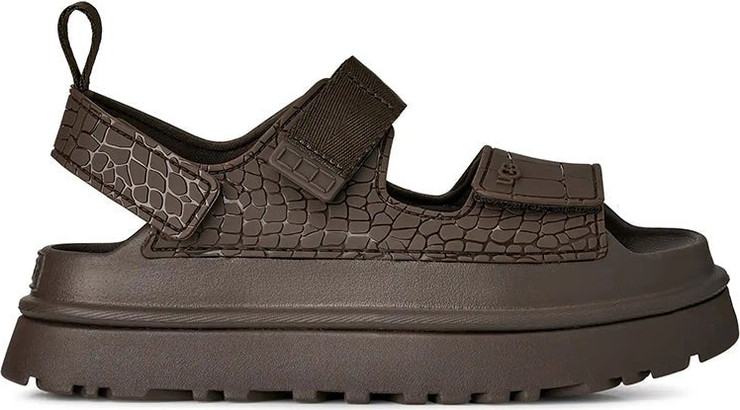 סנדלי UGG GoldenGlow Embossed נשים - האג - Brown