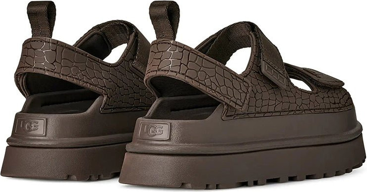 סנדלי UGG GoldenGlow Embossed נשים - האג - Brown