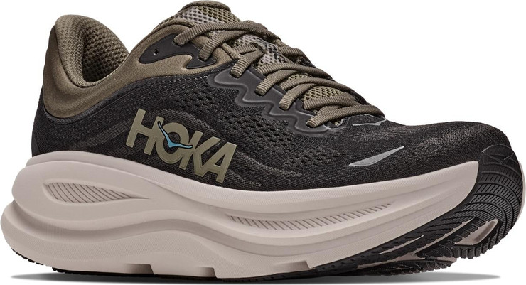 נעלי ריצה הוקה בונדי 9 לגברים Hoka BONDI 9 1162011/BKRV BLACK/RIVER ROCK