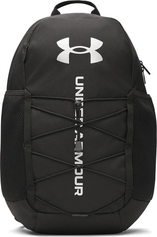 תיק גב ספורטיבי עם תא למחשב נייד מבית Under Armour דגם Hustle Sport 6.0 Backpack צבע שחור