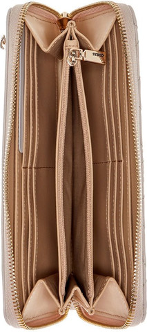 ארנק Guess Jane Slg Large Zip Around נשים - גס - Pink