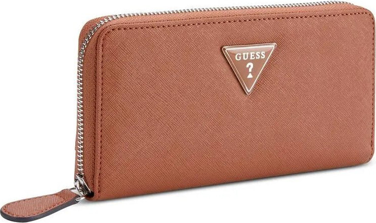ארנק Guess Viviette Slg Medium Zip Around נשים - גס - Brown