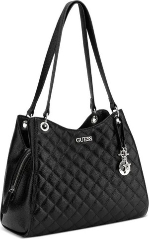 תיק Guess Wester Satchel נשים - גס - Black