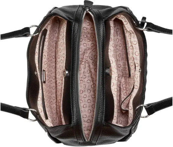 תיק Guess Wester Satchel נשים - גס - Black