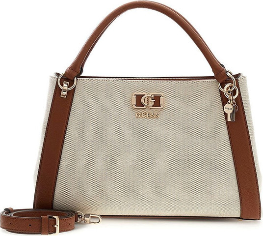 תיק Guess Karnilla Girlfriend Satchel נשים - גס - Beige