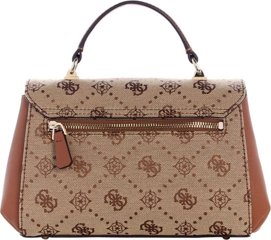 תיק Guess Melinda Logo Top Handle Flap נשים