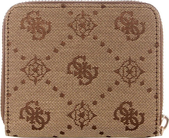 ארנק Guess Melinda Logo Slg Sml Zip Arnd נשים - גס - Brown