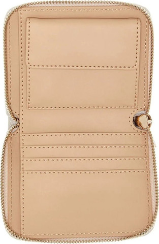 ארנק Guess Melinda Logo Slg Sml Zip Arnd נשים - גס - Brown