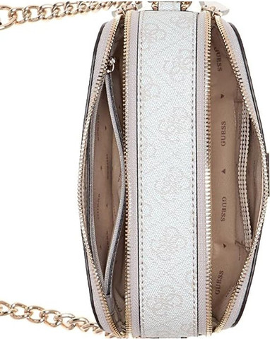 תיק Guess Noelle Ii Camera Crossbody נשים - גס - Beige