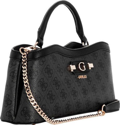 תיק Guess Lindsey Small 2 Comp Satchel נשים - גס - Grey