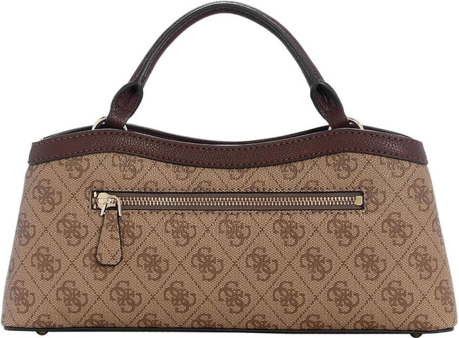תיק Guess Lindsey Small 2 Comp Satchel נשים - גס - Brown