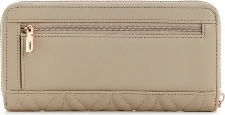 ארנק Guess Maxine Slg Large Zip Around נשים - גס - Brown