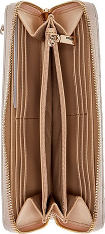 ארנק Guess Coleen Slg Large Zip Around נשים - גס - Beige