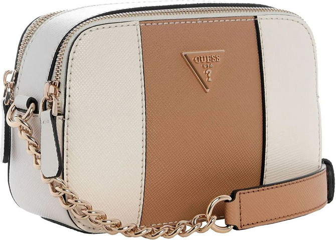 תיק Guess Noelle Ii Camera Crossbody נשים - גס - Beige