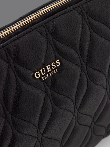 תיק Guess Maxine Xl Top Zip Cosmetic נשים - גס - Black