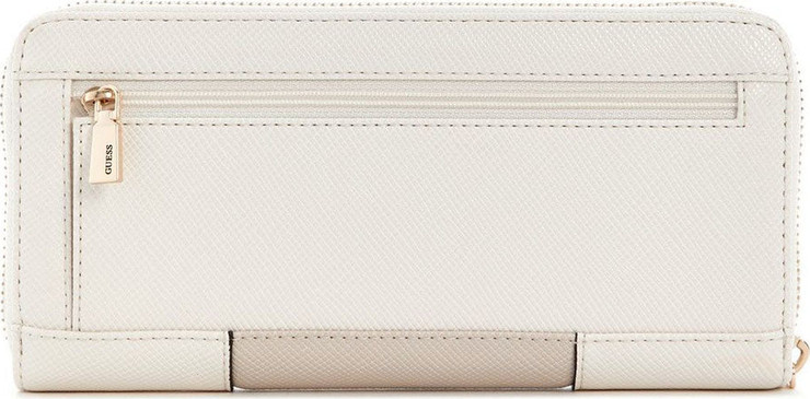 ארנק Guess Laurel Ii Slg Large Zip Around נשים - גס - Beige
