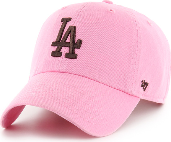 כובע מצחייה  מובנה מכותנה וורוד LOS ANGELES DODGERS