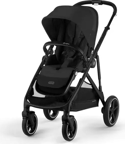 עגלת תאומים אחים גאזל Gazelle S2 צבע שחור – סייבקס