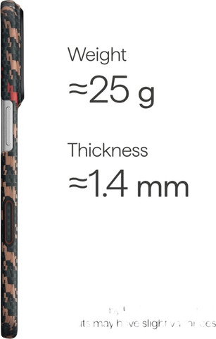 PITAKA Happiness Rides Edge Case iPhone 17 Pro Max Ebon Kylin - מגן סיב ארמיד פרימיום לאייפון 17 פרו מקס