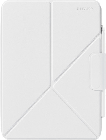 PITAKA MagEZ Folio 2 for iPad Pro 11 M4/M5 White - כיסוי מקלדת מגנטי לאייפד פרו 11